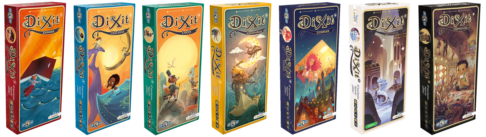 Dixit társasjáték kiegészítők