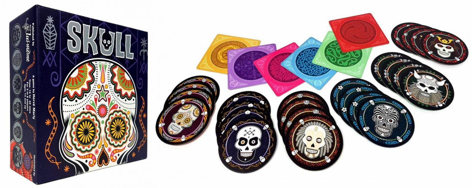 Skull – A koponyák játéka blöffölős társasjáték