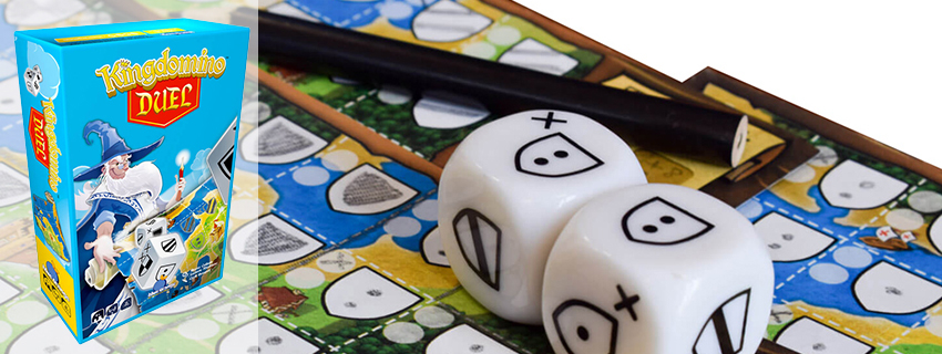 Kingdomino Duel két fős társasjáték
