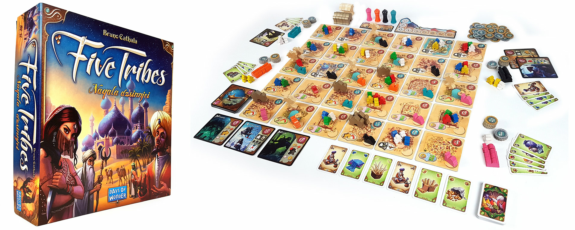 Five Tribes – Naquala dzsinnjei társasjáték
