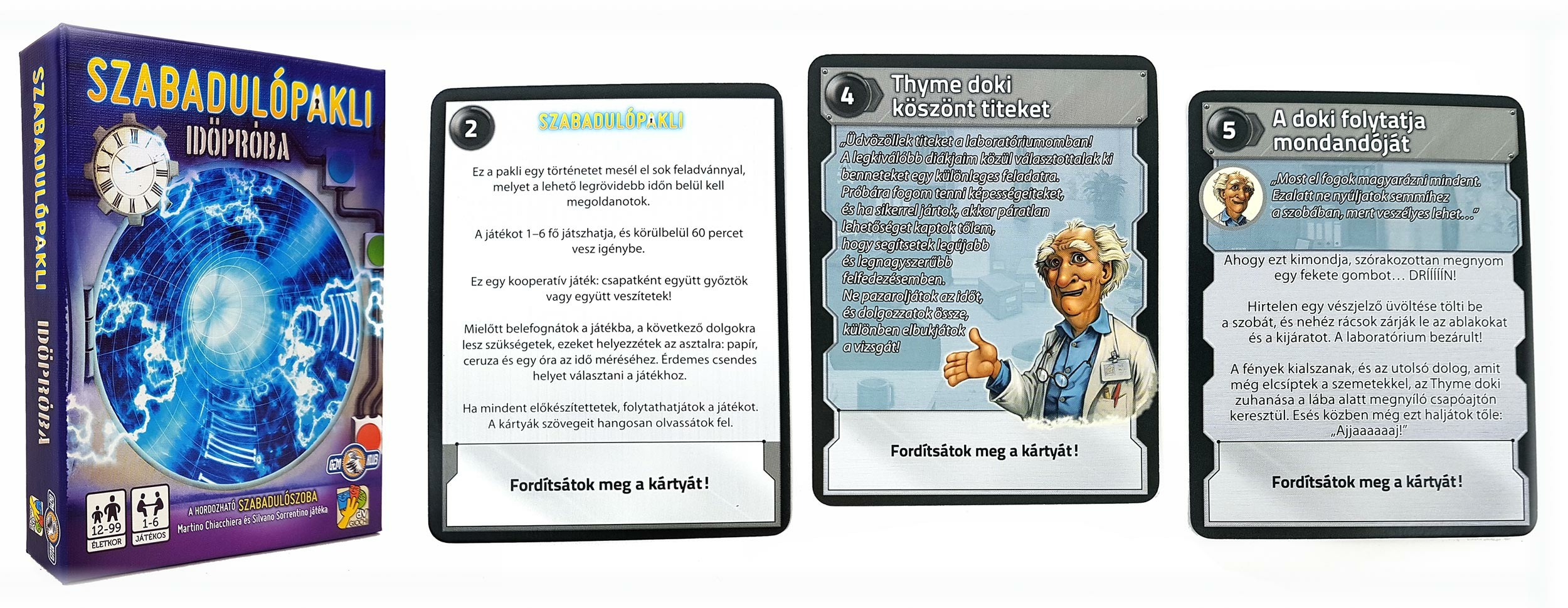 Szabadulópakli: Időpróba társasjáték