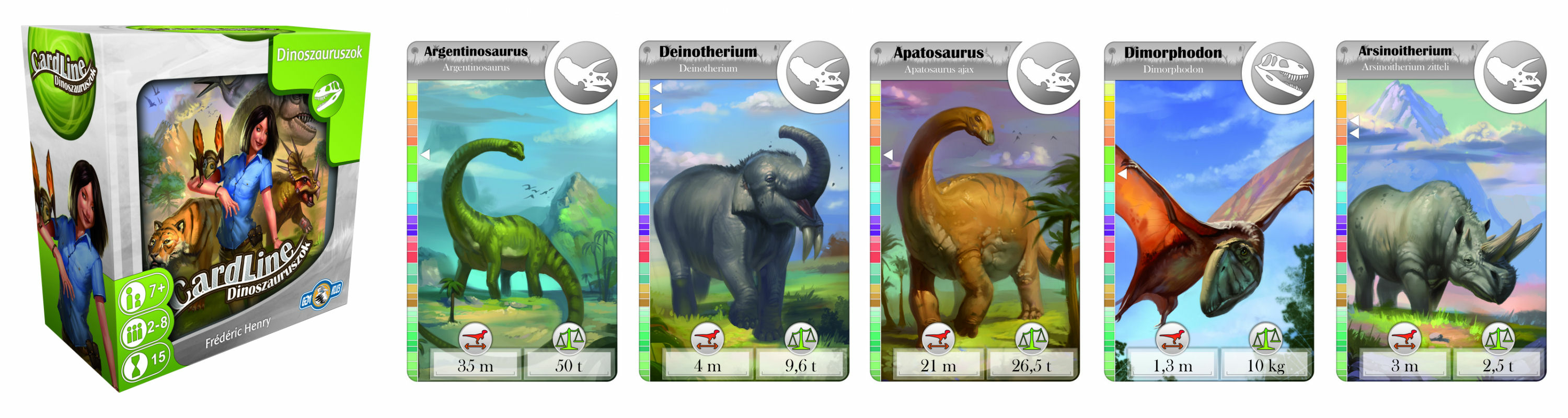 Cardline: Dinoszauruszok társasjáték