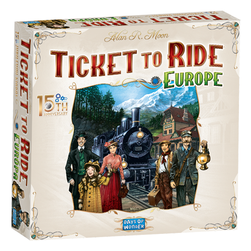 Ticket to Ride Európa 15. jubileumi kiadás társasjáték
