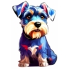Kép 1/2 - Fa puzzle – Schnauzer (FSC-wood)