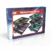 Kép 1/3 - Backgammon - kék mübör koffer (38cm) - 604162