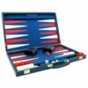 Kép 2/3 - Backgammon - kék mübör koffer (38cm) - 604162