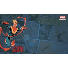 Marvel Champions: Captain Marvel Game Mat Marvel Champions: Captain Marvel Game Mat