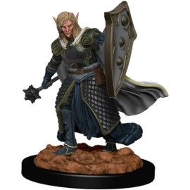 D&D Icons: Elf Male Cleric Premium Prepainted Miniature