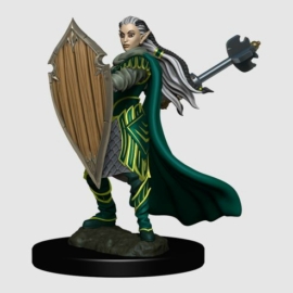 D&D Icons: Elf Female Paladin Premium Prepainted Miniature