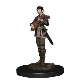 D&D Icons: Half-Elf Female Bard Premium Prepainted Miniature