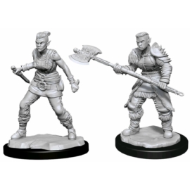 D&D Nolzur's Marvelous Miniatures: Orc Barbarian Female Wave 13