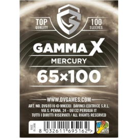 Gamma X - Mercury sleeves (kártyavédő, 65x100 mm), 100 db/csomag