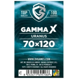 Gamma X - Uranus sleeves (kártyavédő, 70x120 mm), 100 db/csomag