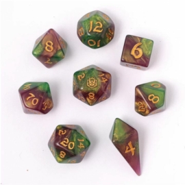 Dobókocka készlet Wyvern Venom (8 db-os szett)