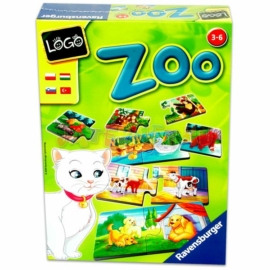 Ravensburger Logo Zoo: állatok és kölykeik 