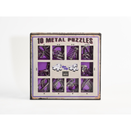 10 Metal Puzzle Set - lila *-***