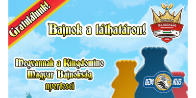 Riport a Kingdomino Magyar Bajnokság győztesével