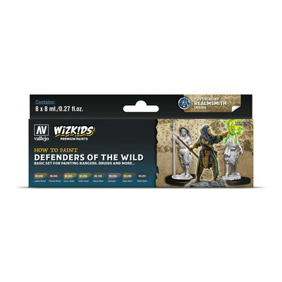 Wizkids Premium set by Vallejo: Defenders of the Wild festékszett
