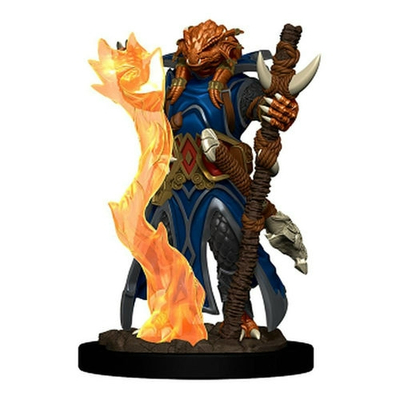 D&D Icons: Dragonborn Female Sorcerer Premium Prepainted Miniature