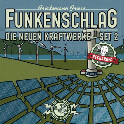 Funkenschlag (Power Grid) 14. kiegészítő: Új erőműkártyák 2. (Recharged)