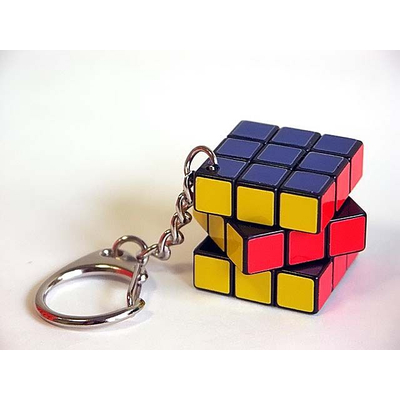 Rubik kulcstartó