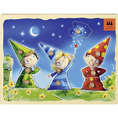 Die drei kleine Magier - A három kis varázsló fapuzzle