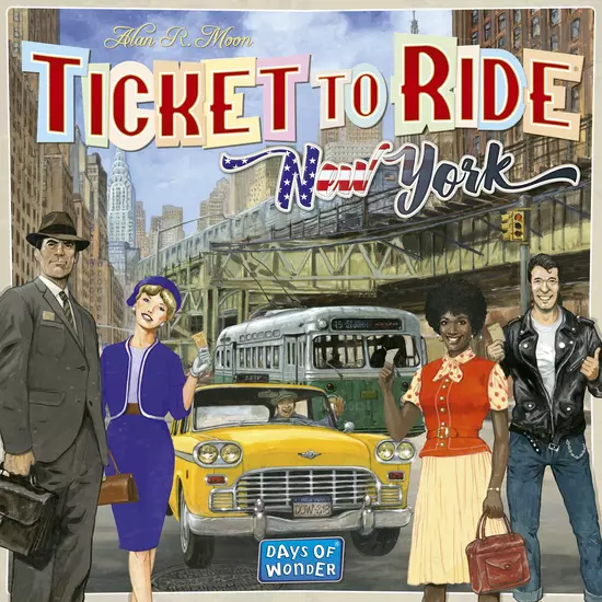 Ticket to Ride: New York (skandináv kiadás)