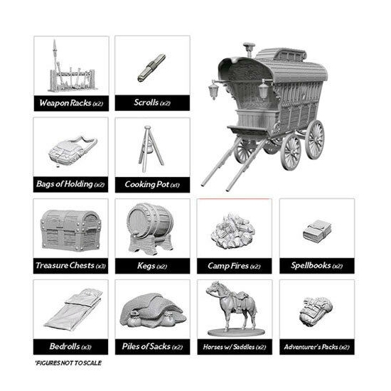 D&D Nolzur's Marvelous Miniatures: Adventurer's Campsite