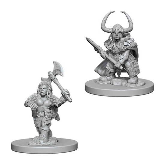 D&D Nolzur's Marvelous Miniatures: Dwarf Barbarian Female