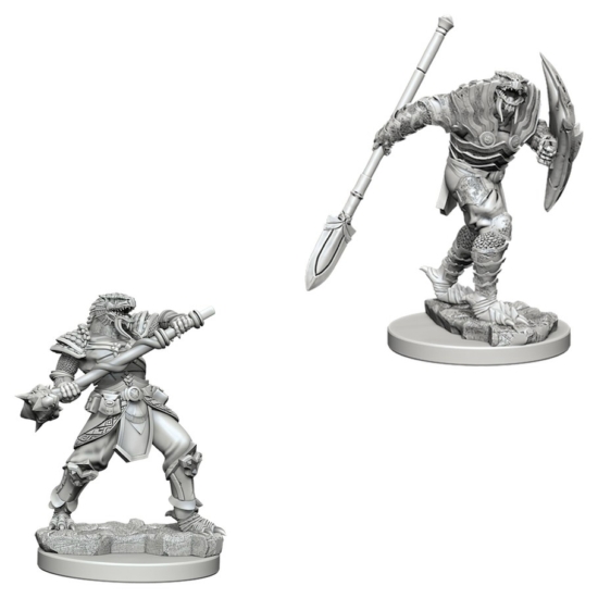 D&D Nolzur's Marvelous Miniatures: Dragonborn Fighter Male with Spear