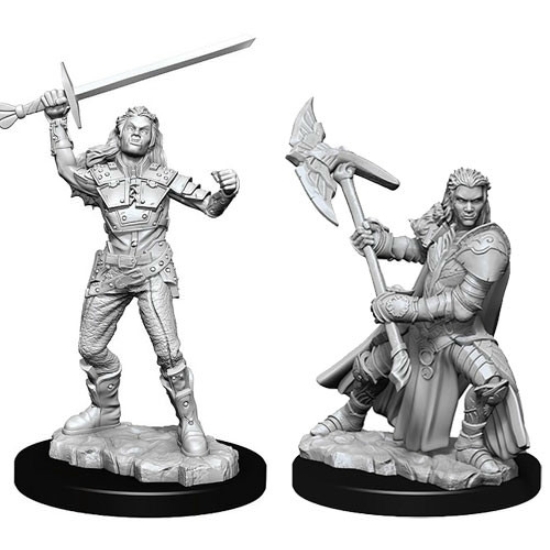 D&D Nolzur's Marvelous Miniatures: Half-Orc Fighter Female