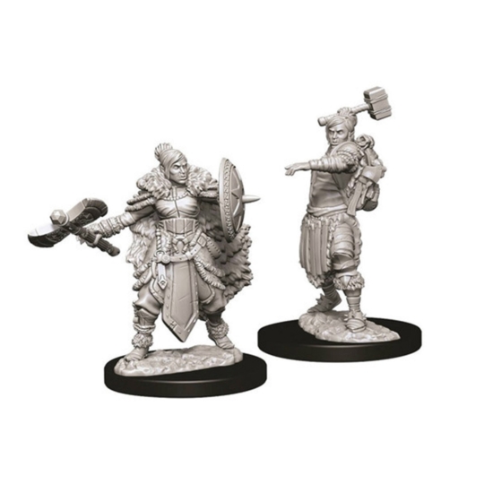 D&D Nolzur's Marvelous Miniatures: Half-Orc Barbarian Female