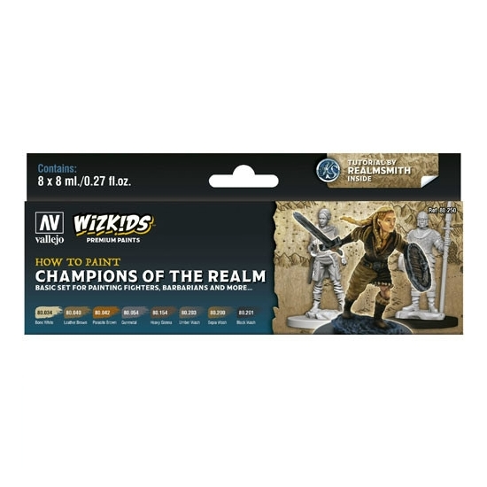 Wizkids Premium set by Vallejo: Champions of the Realm