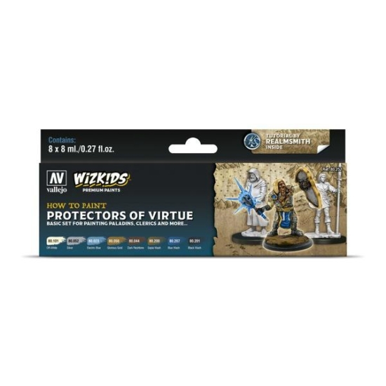 Wizkids Premium set by Vallejo: Protectors of Virtue festékszett