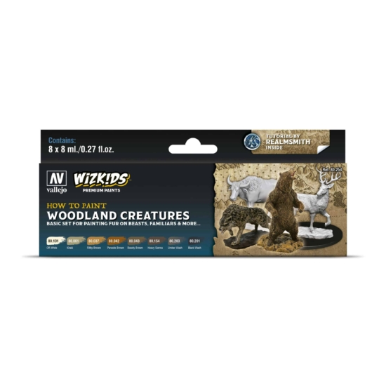 Wizkids Premium set by Vallejo: Woodland Creatures festékszett