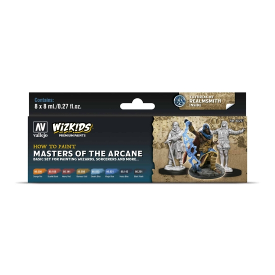 Wizkids Premium set by Vallejo: Masters of the Arcane festékszett