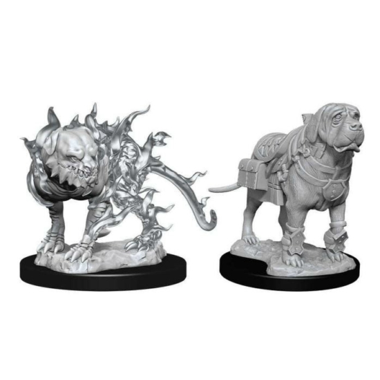 D&D Nolzur's Marvelous Miniatures: Mastiff & Shadow Mastiff