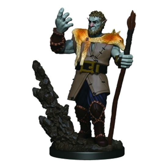 D&D Icons: Firbolg Male Druid Premium Prepainted Miniature