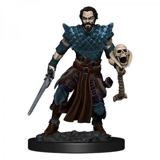 D&D Icons: Human Male Warlock Premium Prepainted Miniature