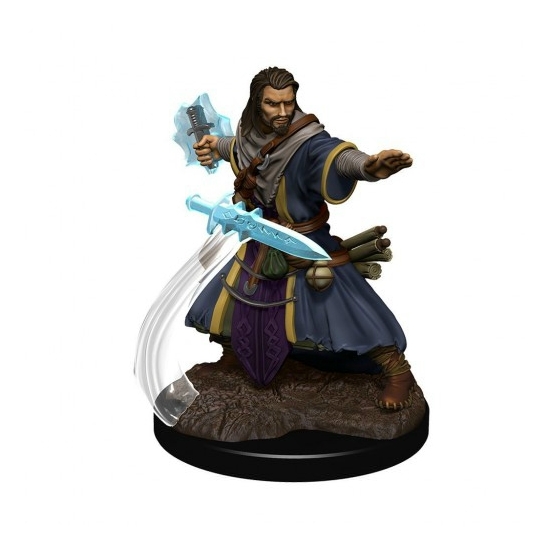 D&D Icons: Human Male Wizard Premium Prepainted Miniature