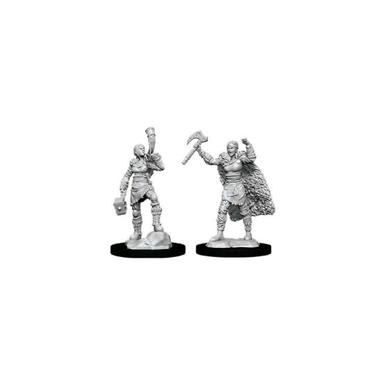 D&D Nolzur's Marvelous Miniatures: Human Barbarian Female Wave 12