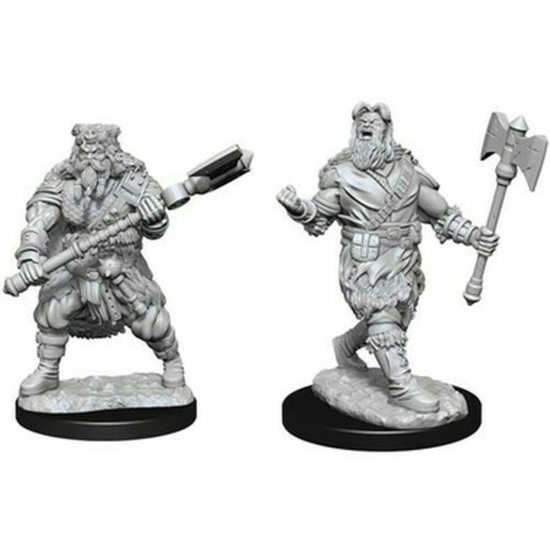 D&D Nolzur's Marvelous Miniatures: Human Barbarian Male Wave 14