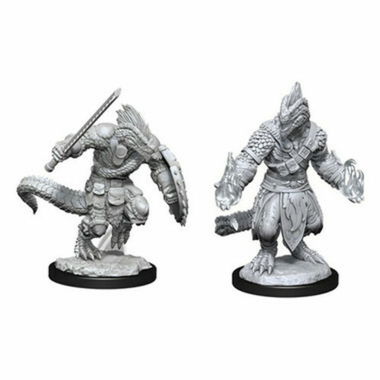 D&D Nolzur's Marvelous Miniatures: Lizardfolk Barbarian & Cleric Wave 15