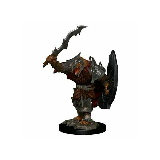 D&D Icons: Dragonborn Fighter Male Premium Prepainted