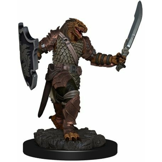 D&D Icons: Dragonborn Paladin Female Premium Prepainted