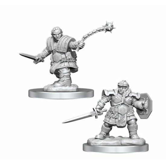 D&D Nolzur's Marvelous Miniatures: Dwarf Fighter Female Wave 16