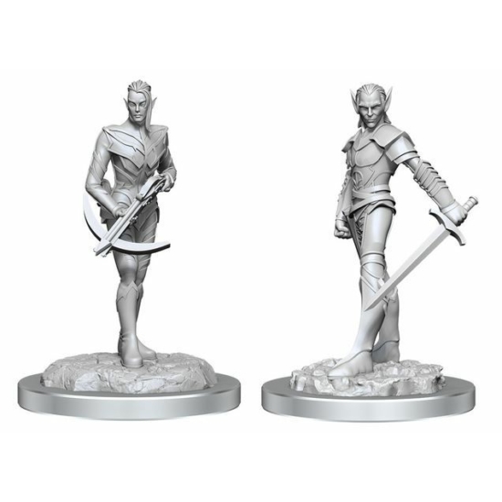 D&D Nolzur's Marvelous Miniatures: Drow Fighters Wave 18