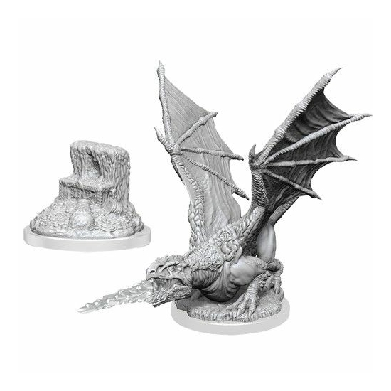 D&D Nolzur's Marvelous Miniatures: White Dragon Wyrmling