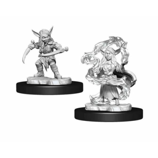 Critical Role Unpainted: Goblin Sorcerer & Rogue Female