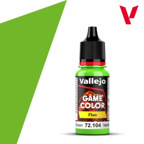 Vallejo Game Color - Fluorescent Green 18 ml